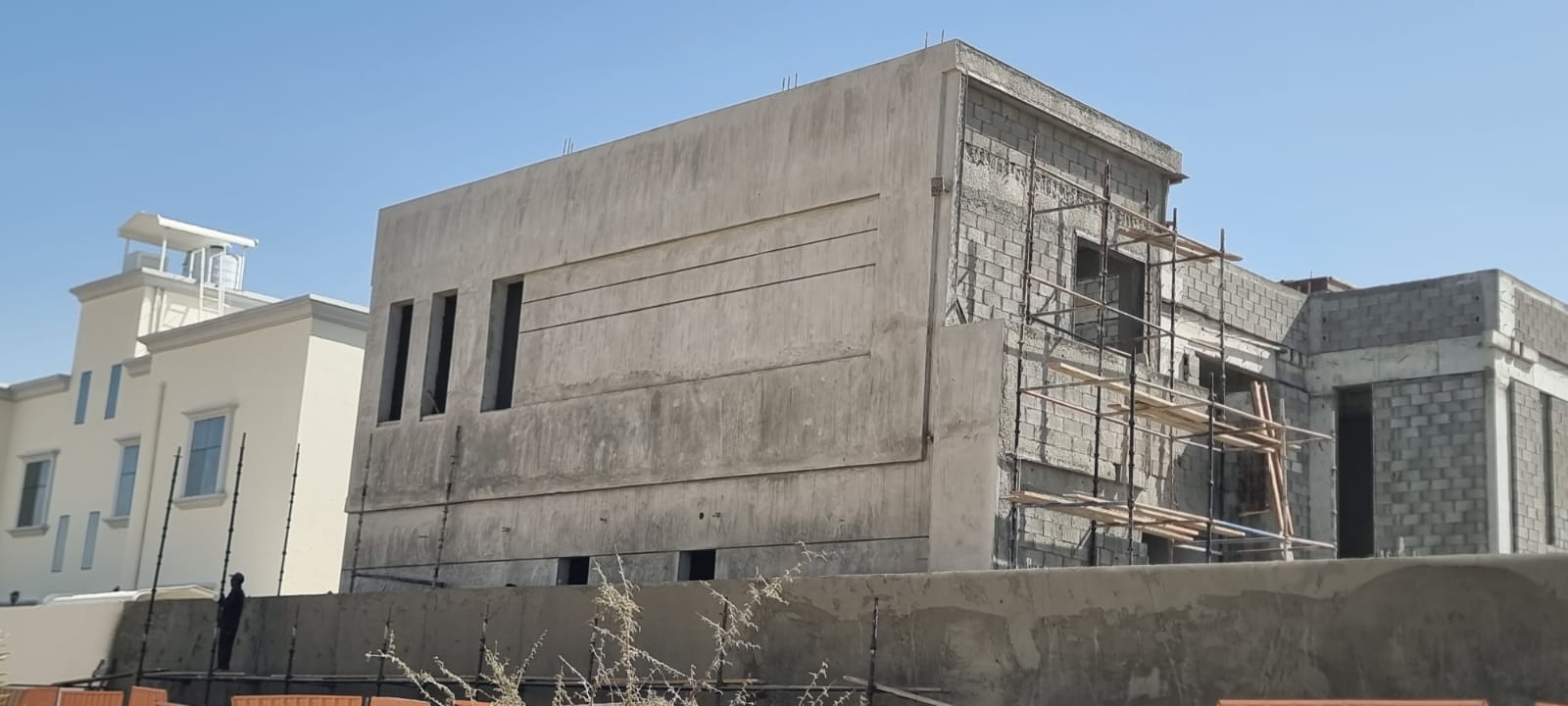 Two-storey villa structure, Al Rahba